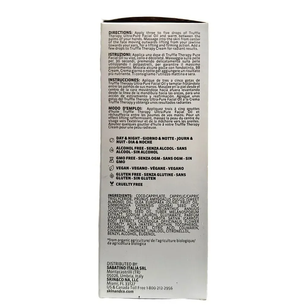 NIB SKIN & CO Roma Truffle Therapy Pure Facial Authentic Oil - 1 fl oz  ***Item: